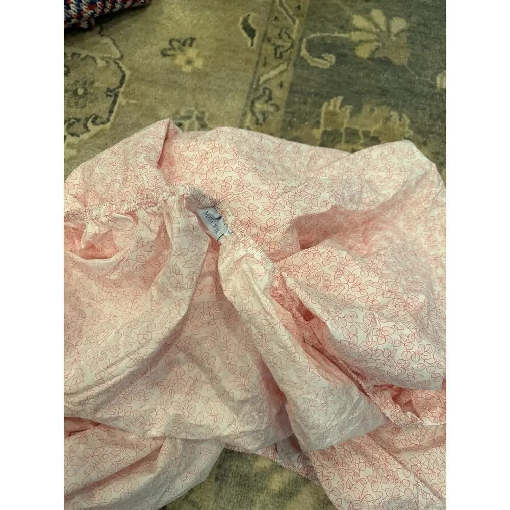 Matouk Margot 500 Thread Count Egyptian Cotton Percale Fitted Sheet Full $375